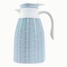 Garrafa Térmica Bule Café Chá Rattan 1 Litro Várias Cores Bebida Xícara Com Alça Quente Frio