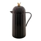 Garrafa Térmica Café Chá Bird Plástico Preta 1 Litro Wolff