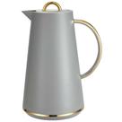 Garrafa Térmica Café/Cha Samira Dourado/Cinza1 Litro Tuut
