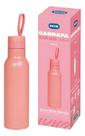 Garrafa Térmica Com Alça 500ml Aço Inox Squeeze Academia Ginástica Fitness Exercício Água Bebida