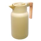 Garrafa Térmica Com Cabo de Madeira Bambu 1L Lyor - Chá Café Leite - Artigos de Cozinha
