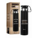 Garrafa termica com caneca g ontem hoje e amanha 475ml