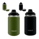 Garrafa Térmica de Café Água Suco 1,9L Parede Dupla Divisória Compartimento P/ Café Chá Whey Camping Academia Passeio Caminhada
