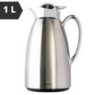 Garrafa Térmica de Café e Chá Aço Inox 1L Vidro Silicone
