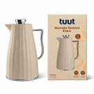 Garrafa Térmica De Café E Chá Kiara Bege Luxo 1L Click - Tuut