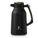 Garrafa térmica de café IDEUS 2L em aço inoxidável preto dourado