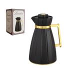 Garrafa Térmica de Café Laradore Bela - Preta e Dourada 1L Garrafa Térmica de Café Laradore Bela - Preta e Dourada 1L
