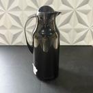 Garrafa térmica de café preta 750ml com alça e bico para cozinha com ampola de vidro termica de cafe cha mesa cozinha