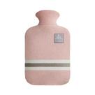 Garrafa Térmica De Grande Capacidade 1/2L Com Capa De Tricô Para Aquecer Barriga E Mãos Femininas