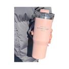 Garrafa Térmica De Grande Capacidade 30.43oz Copo Para Café E Água Com Canudo Garrafa Térmica De Grande Capacidade 30.43oz Copo Para Café E Água Com Canudo