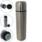 Garrafa Térmica de Inox 500 ML Ampola de Inox Botão de Click para Servir Resistente Madri Unitermi Garrafa Térmica de Inox 500 ML Ampola de Inox Botão de Click para Servir Resistente Madri Unitermi
