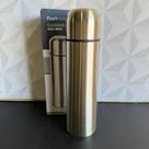Garrafa térmica de inox para café ou água 450ml prata com parede dupla com tampa copo Garrafa térmica de inox para café ou água 450ml prata com parede dupla com tampa copo