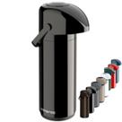 Garrafa Térmica De Mesa 1 Litro de Pressão com alça Ampola de Vidro Verona Unitermi Resistente Garrafa Térmica De Mesa 1 Litro de Pressão com alça Ampola de Vidro Verona Unitermi Resistente