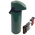 Garrafa Térmica De Mesa 1 Litro de Pressão com alça Ampola de Vidro Verona Unitermi Resistente
