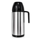 Garrafa Térmica De Mesa Roma 1 Litro Aço Inox Unitermi Café Chá Tereré Chimarrão Água Leite