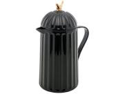 Garrafa Térmica de Plástico Bird Preta 600 ML Wolff