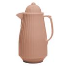 Garrafa termica de plastico mini bambu bege 400ml - lyor