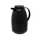 Garrafa Térmica de Plástico Renda Preta 1L - Wolff - WOLFF GOURMET