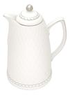 Garrafa Térmica De Porcelana Branco/prata 900ml Wolff