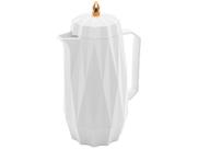 Garrafa Térmica Diamond Branca 1 Litro De Café Chá Lyor