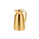 Garrafa Termica Dourada Bule Gatilho 1L Servir Cafe Cha Garrafa Termica Dourada Bule Gatilho 1L Servir Cafe Cha