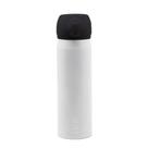 Garrafa Térmica Dupla Parede de Aço Inox com Tampa Flip Branca 410 ml 4683 - Lyor