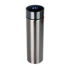 Garrafa térmica em aço inox com medidor de temperatura 460ml