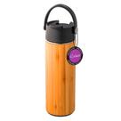 Garrafa Térmica em Bambu e Inox 440 ml Bask TopGet