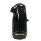 Garrafa Térmica Em Plástico Valentina 1L MB Home Preto