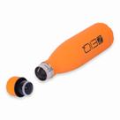 Garrafa Térmica Emborrachada Zeiq 500ml Laranja