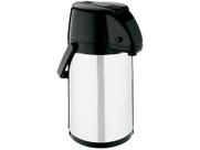 Garrafa Termica Exclusiva Inox Pressão 1 Litro Café Cha Soprano