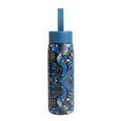 Garrafa Térmica Farm Que Sede Lenço Magia Tropical 500ml - Azul - Único Garrafa Térmica Farm Que Sede Lenço Magia Tropical 500ml - Azul - Único