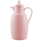 Garrafa Termica Favo Plástico E Vidro Hauskraft 1l Rosa