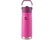 Garrafa Térmica Flip Straw 650ml Pink Azalea Stanley