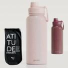 Garrafa Térmica Gocase Edição Especial Glitter 950ml - Kit Kit Glitter Salmao Garrafa Térmica Gocase Edição Especial Glitter 950ml - Kit Kit Glitter Salmao