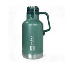 Garrafa Térmica Growler NTK 1,9L Verde em Aço Inox Mantém Bebidas Geladas por Até 24h e Quentes por Até 8h Nautika