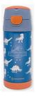 Garrafa Térmica Handle Canudo Silicone Escolar Água 12h Fria