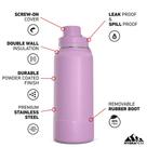 Garrafa Termica Hydrapeak HP-SPORTBOOT-CHUG-32-Mauve 946ML - Mauve