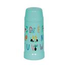 Garrafa Térmica Infantil Mini Letras Alfabeto Mor 300ml Kids