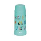 Garrafa Térmica Infantil Mini Letras Alfabeto Mor 300ml Kids