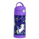 Garrafa Térmica Infantil Unicórnio 355ml Azul Thermos