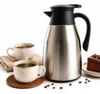 Garrafa Térmica Inox 1L Café Quente Gelado Com Bico Dosador Garrafa Térmica Inox 1L Café Quente Gelado Com Bico Dosador