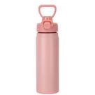 Garrafa Térmica Inox 700ml Com Canudo E Alça Squeeze Academia Fitness Bebida Gelada E Quente Mori -