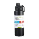 Garrafa Térmica Inox 800ml Com Tampa Rosqueável Cor:Preto Garrafa Térmica Inox 800ml Com Tampa Rosqueável Cor:Preto
