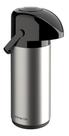 Garrafa Térmica Inox Café Chá 1 Litro Pressão de Apertar Preto Unitermi