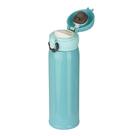 Garrafa Térmica Inox Colorida 400ml com Válvula e Botão