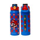 Garrafa Térmica Inox Galaxy c/ Alça Super Mario 650ml - Zona Criativa