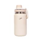 Garrafa Térmica Inox Get Trity 350ml Creme com tampa e bico