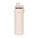 Garrafa Térmica Inox Get Trity 750ml Creme Bebidas Quentes e Frias com Tampa Bico Base Emborrachada