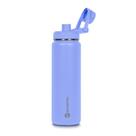 Garrafa Térmica Inox Goldentec Termic 750ml Lilás para bebidas quentes ou frias com tampa, bico e base emborrachada